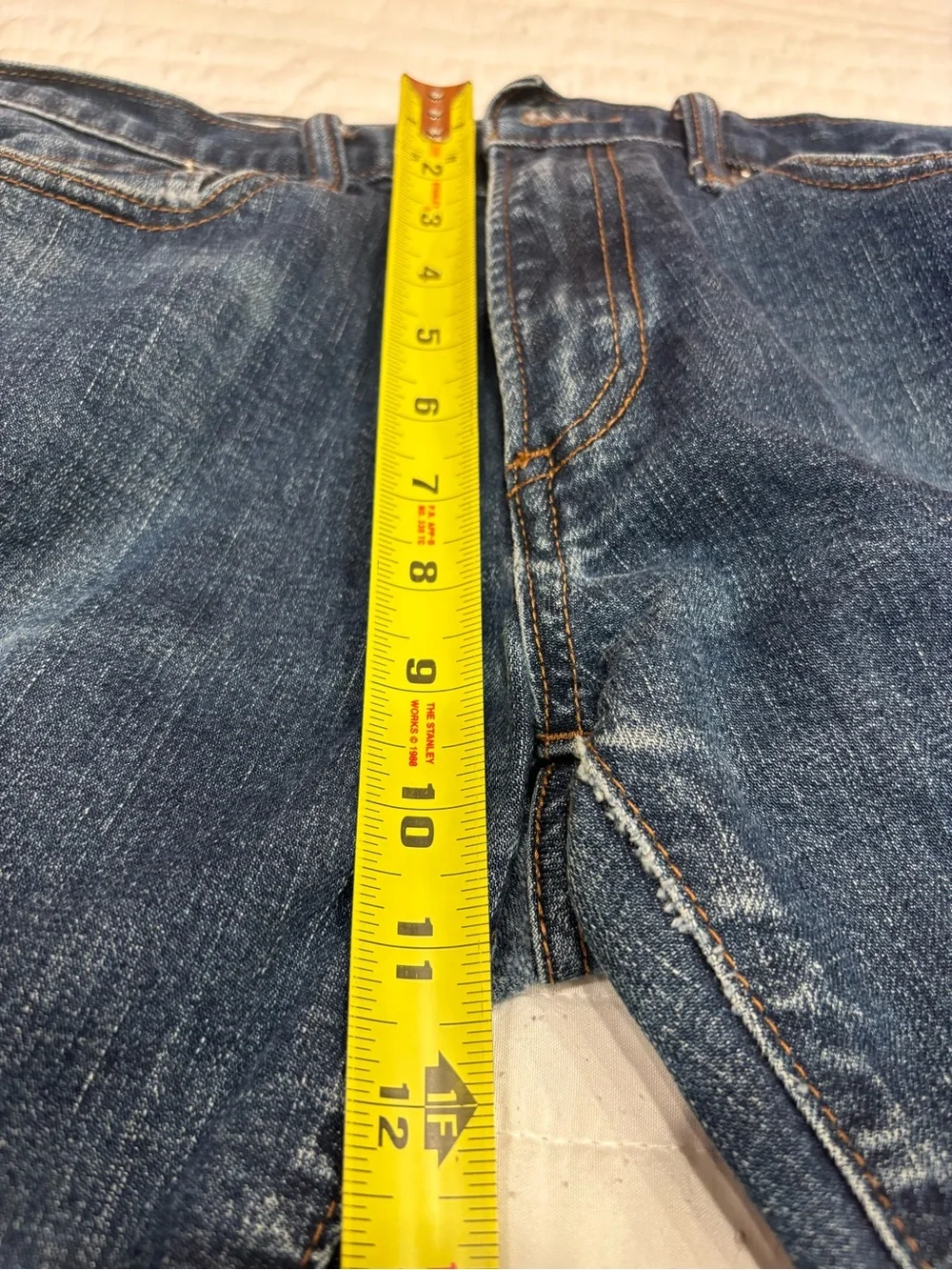Gap 1969 Skinny Jeans Mens 32x30 Blue Dark Wash Denim Jeans